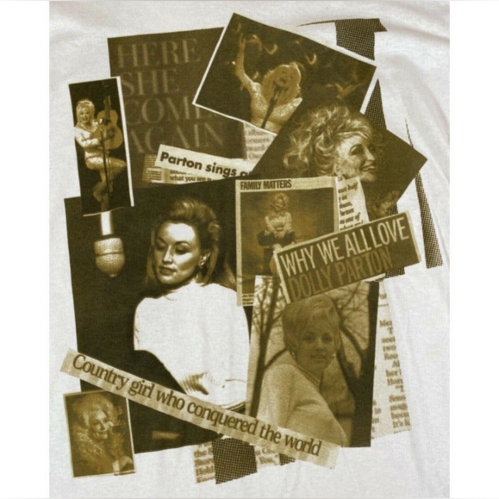 RARE! Dolly Parton Tour Shirt Size XL Why We All Love Dolly Parton.